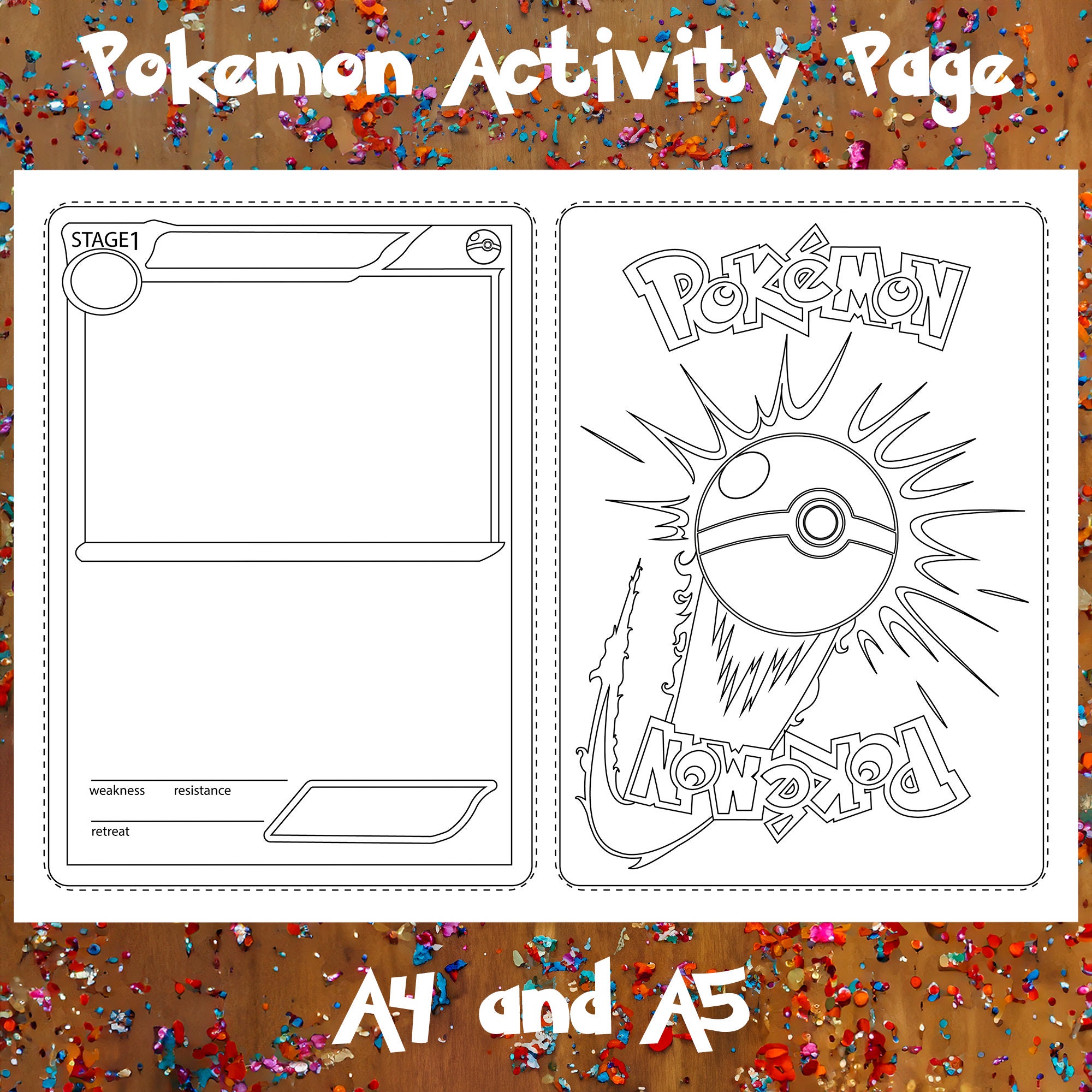 Carte Pokémon Coloriage : Créativité et Passion