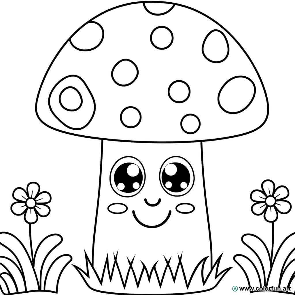Champignons : Découvrez l'Art du Coloriage