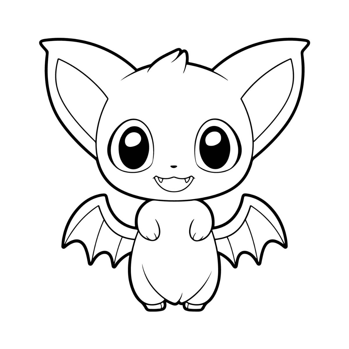 Chauve-Souris : Coloriage Créatif et Éducatif
