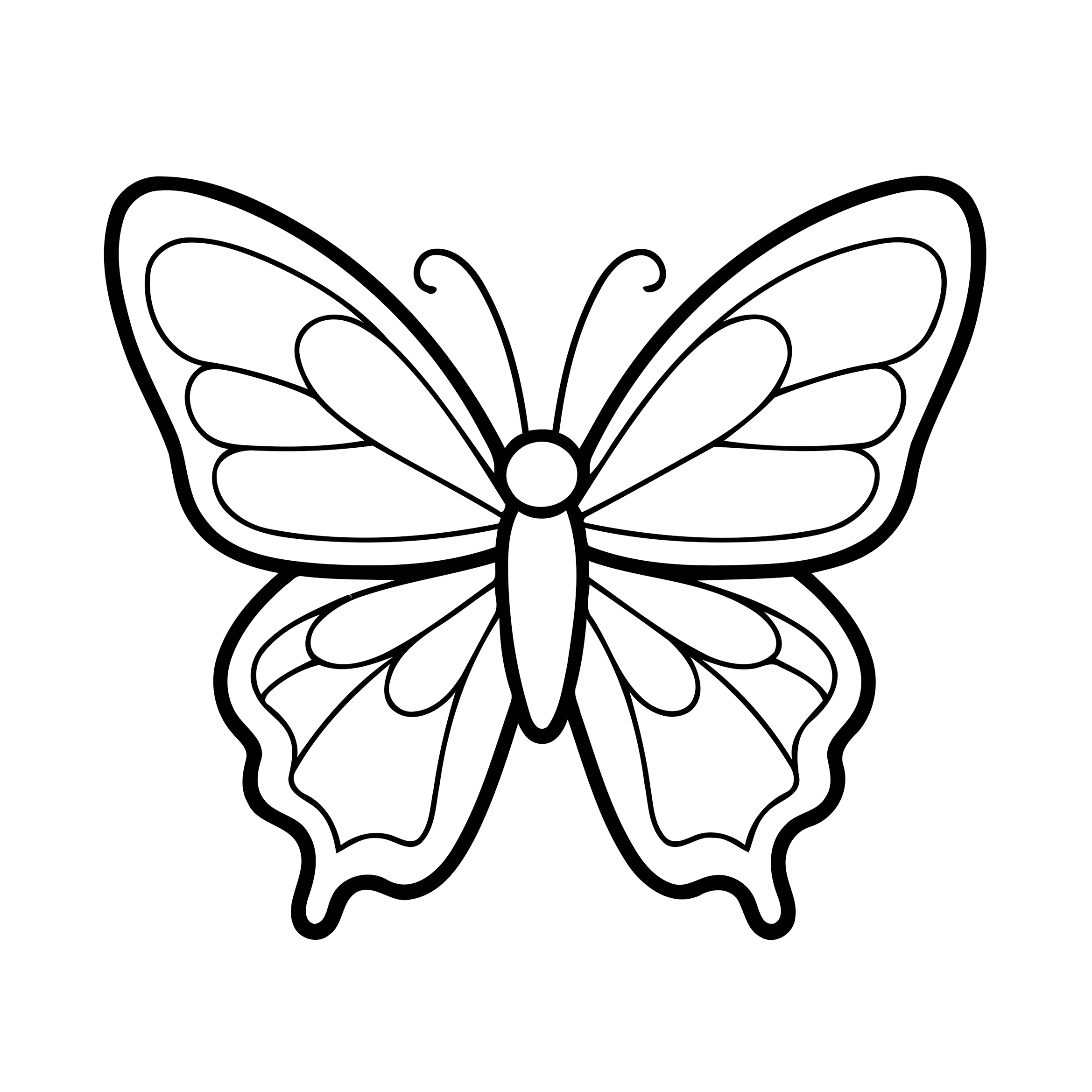 Coloriage à imprimer : papillon, une activité créative...