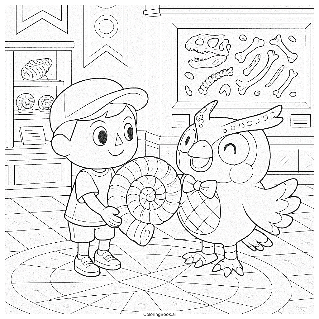Coloriage Animal Crossing : Créativité et Détente