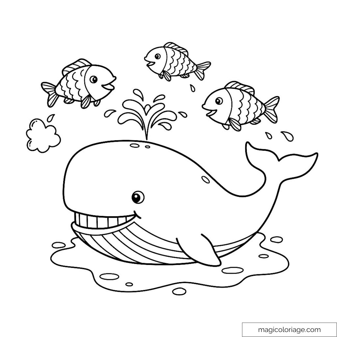 Coloriage baleine : une activité ludique et éducative