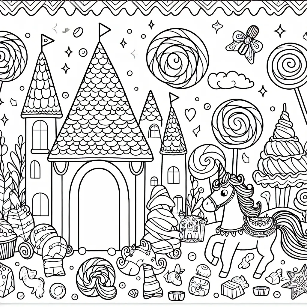 Coloriage Bonbon : Créativité et Détente pour Tous
