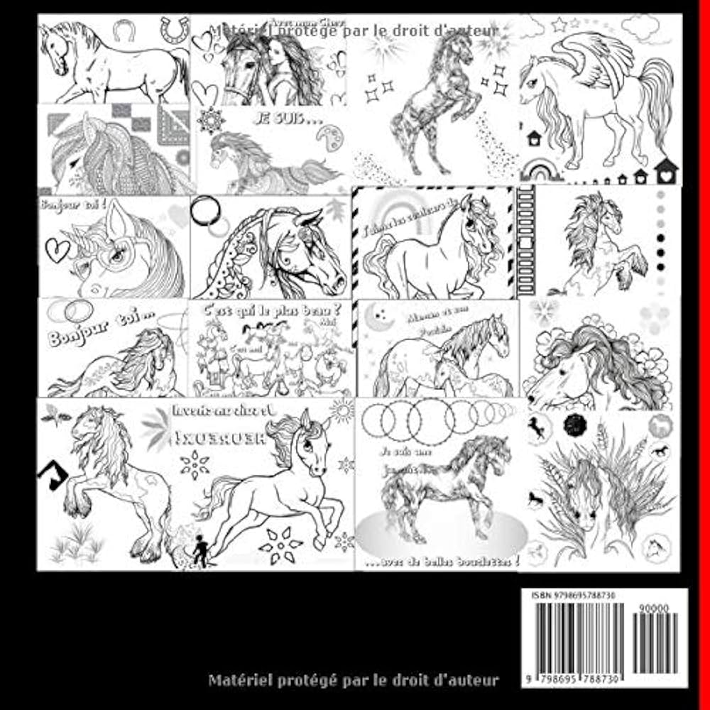 Coloriage Chevaux : Créativité et Détente