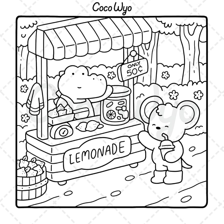 Coloriage Cosy : Bien-être et Créativité
