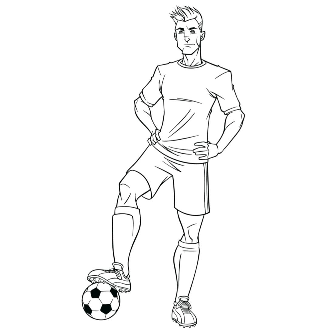 Coloriage de footballeurs : une activité créative et pa...