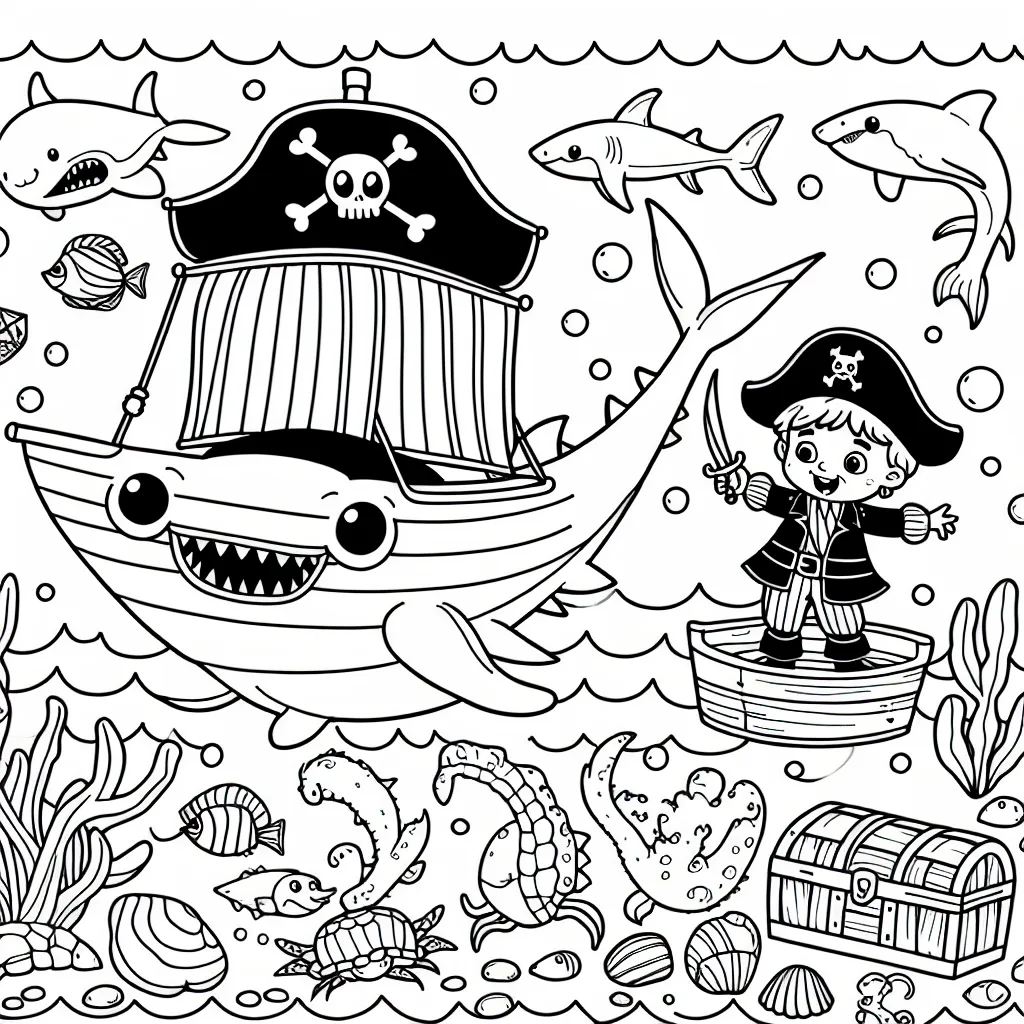 Coloriage de requins : une activité ludique et éducative