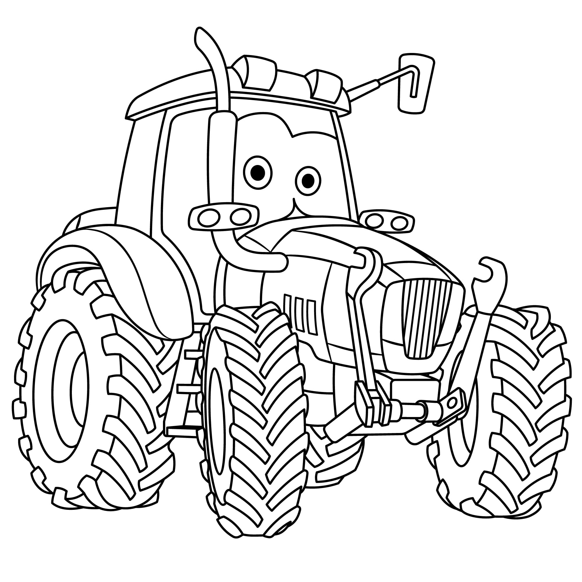 Coloriage de tracteurs : créativité et apprentissage
