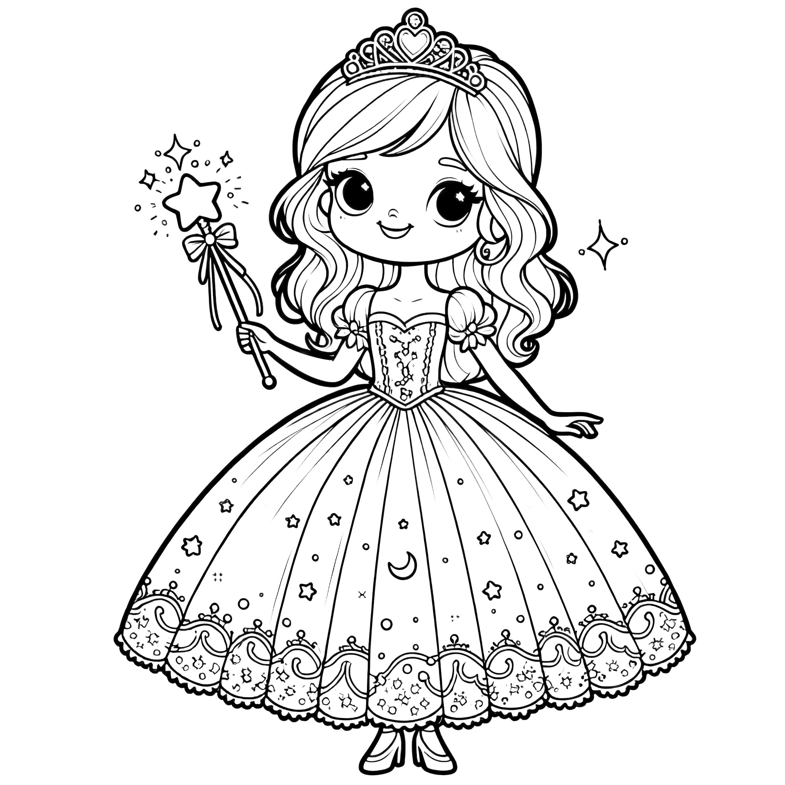 Coloriage des princesses Disney : Créativité et Magie