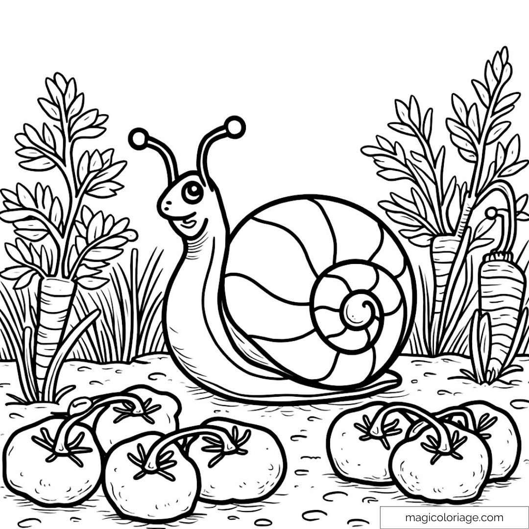 Coloriage d'escargots : une activité créative et éducative...