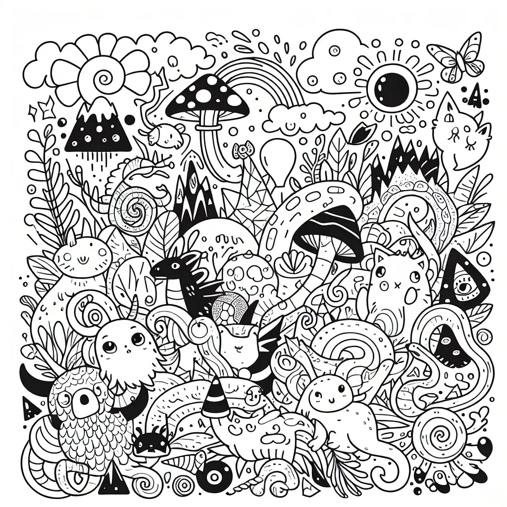 Coloriage Fantaisie : Un Monde de Créativité à Découvrir