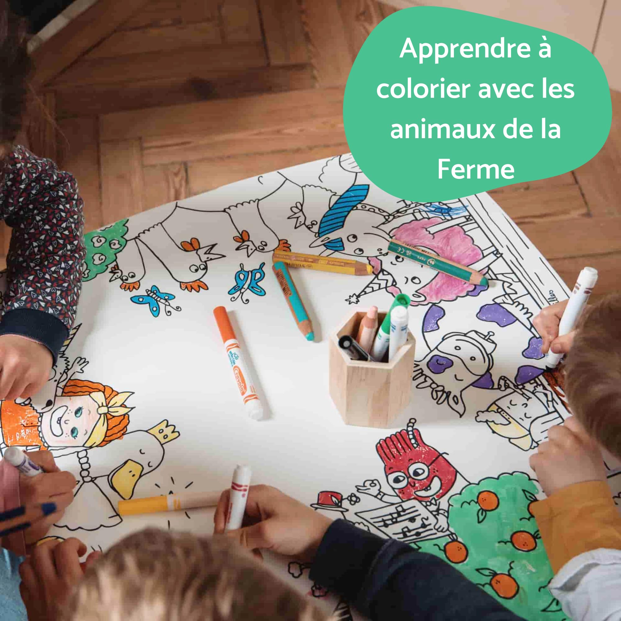 Coloriage Ferme : Une Activité Créative et Éducative