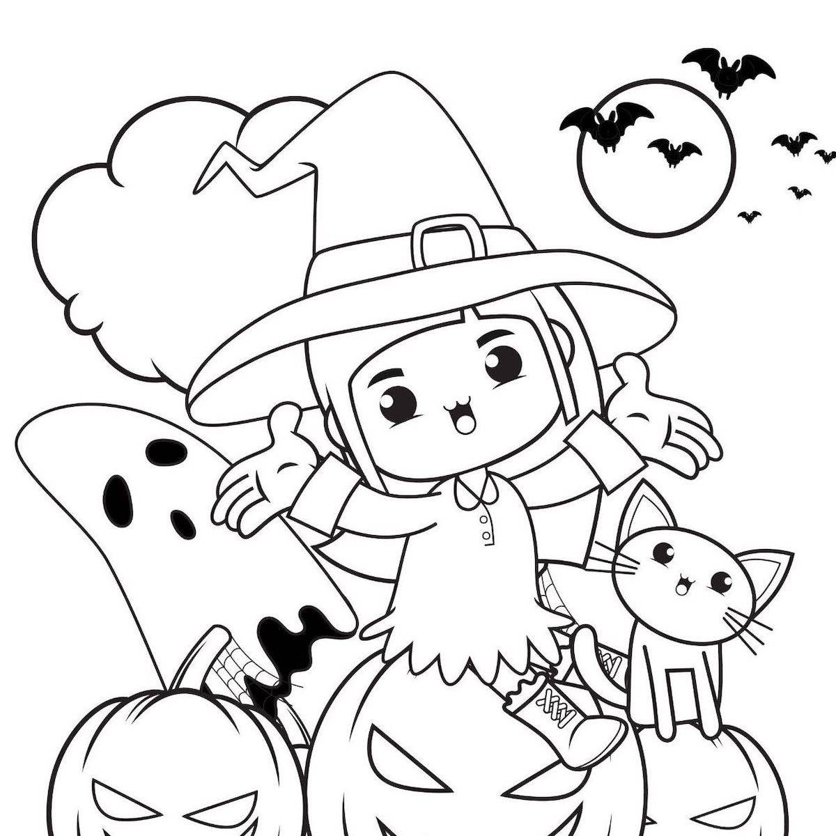 Coloriage Halloween Maternelle : Idées Créatives et Éd...