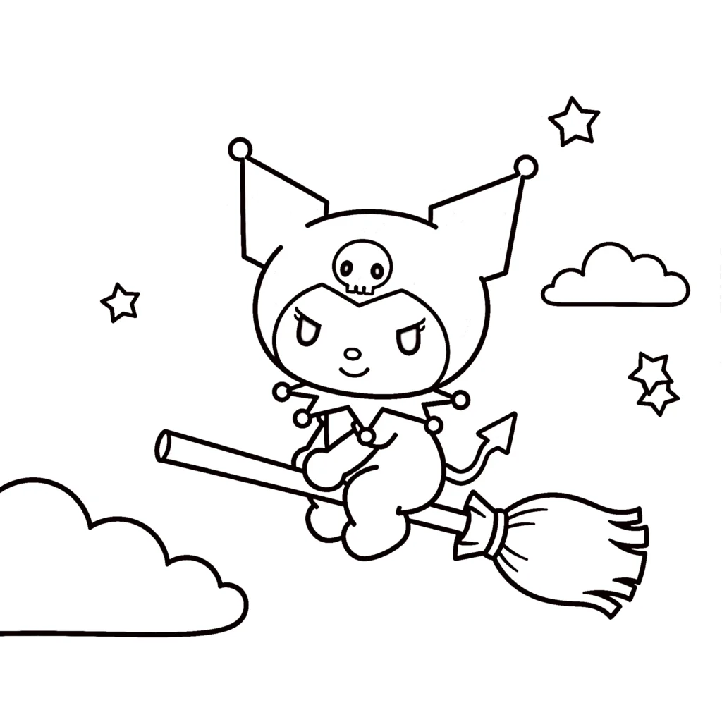 Coloriage Kuromi : Créativité et Détente
