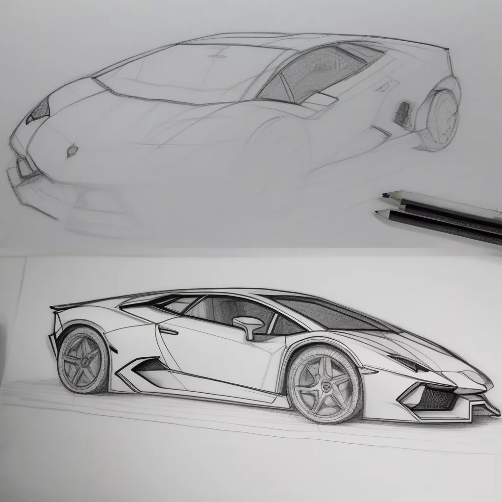 Coloriage Lamborghini : Créativité et Passion Automobile