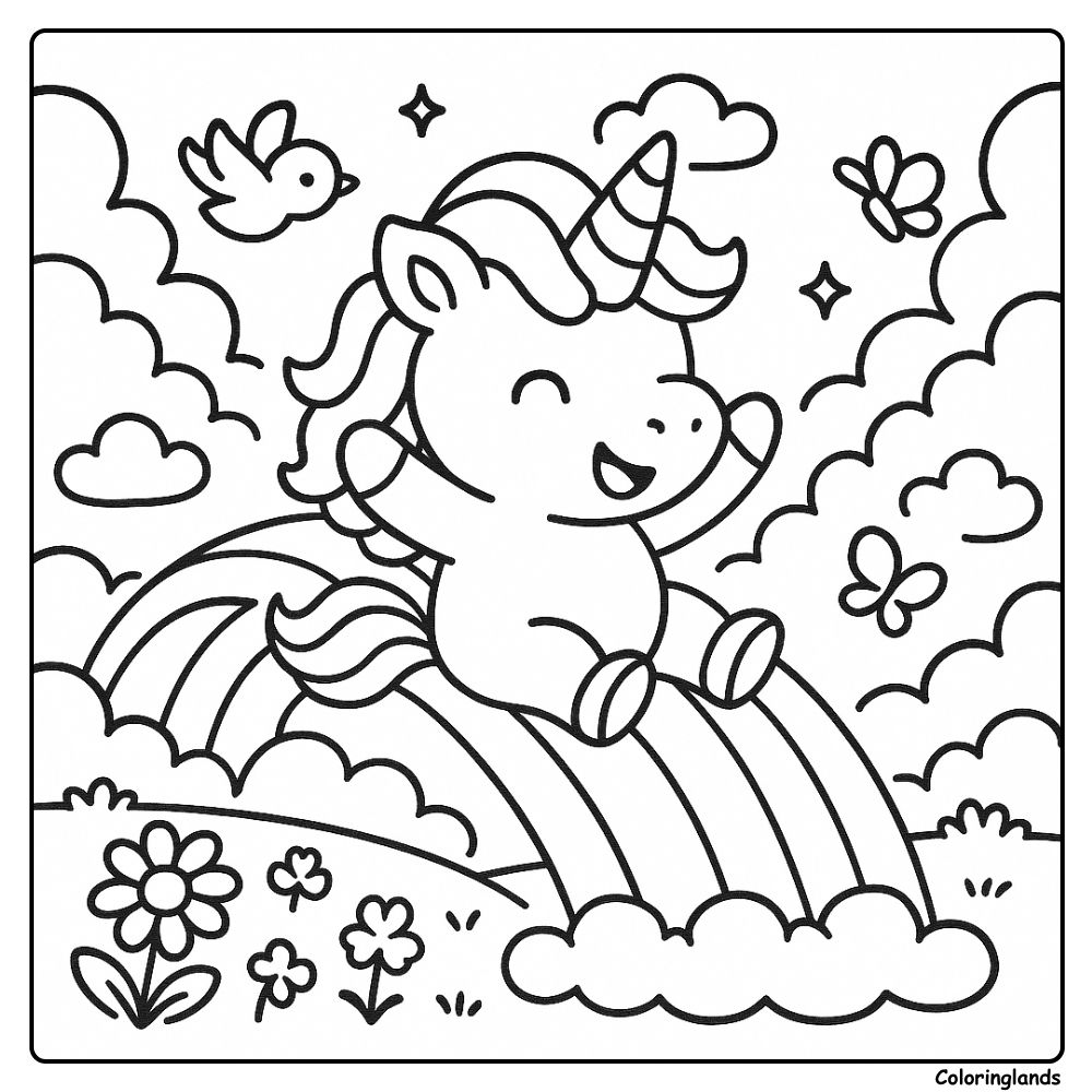 Coloriage Licorne : Créativité et Détente pour Tous le...