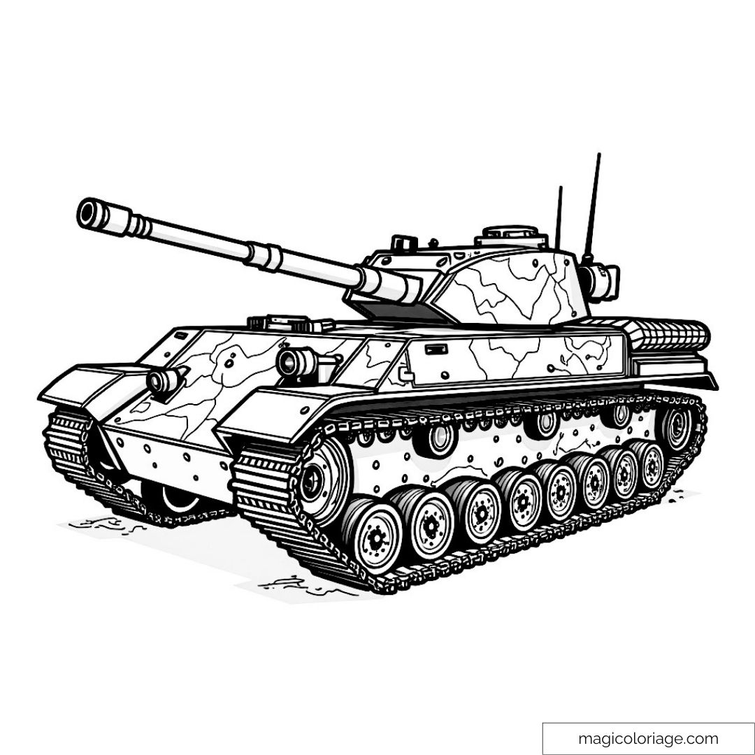 Coloriage militaire : une activité créative et éducative