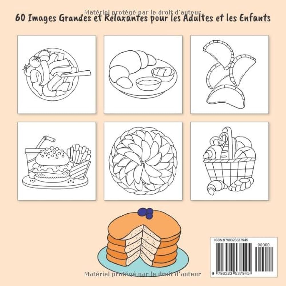 Coloriage Nourriture : Créativité et Bienfaits
