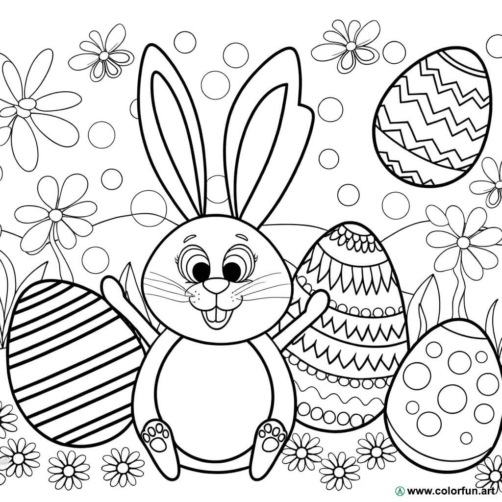Coloriage Pâques à imprimer : Créez des souvenirs en f...