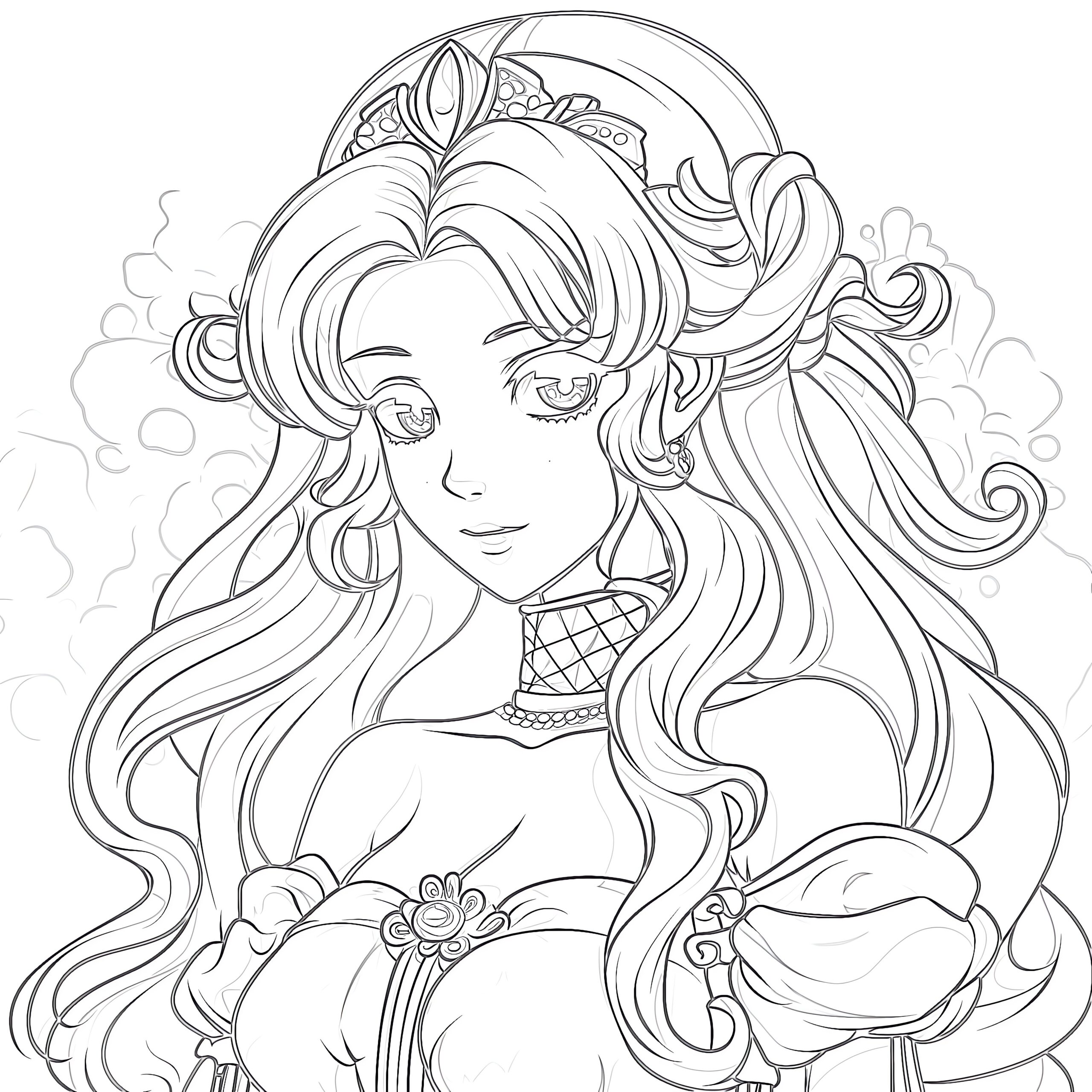 Coloriage Princesse : Créativité et Détente pour Tous ...
