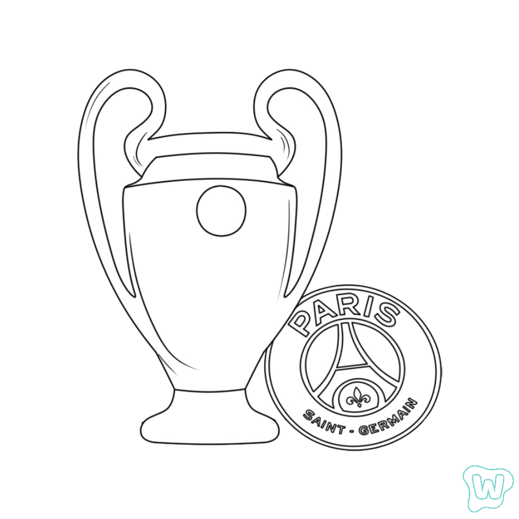 Coloriage PSG : Créativité et Passion pour les Fans