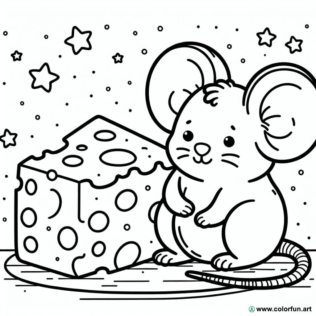 Coloriage souris : Un loisir créatif pour tous les âges