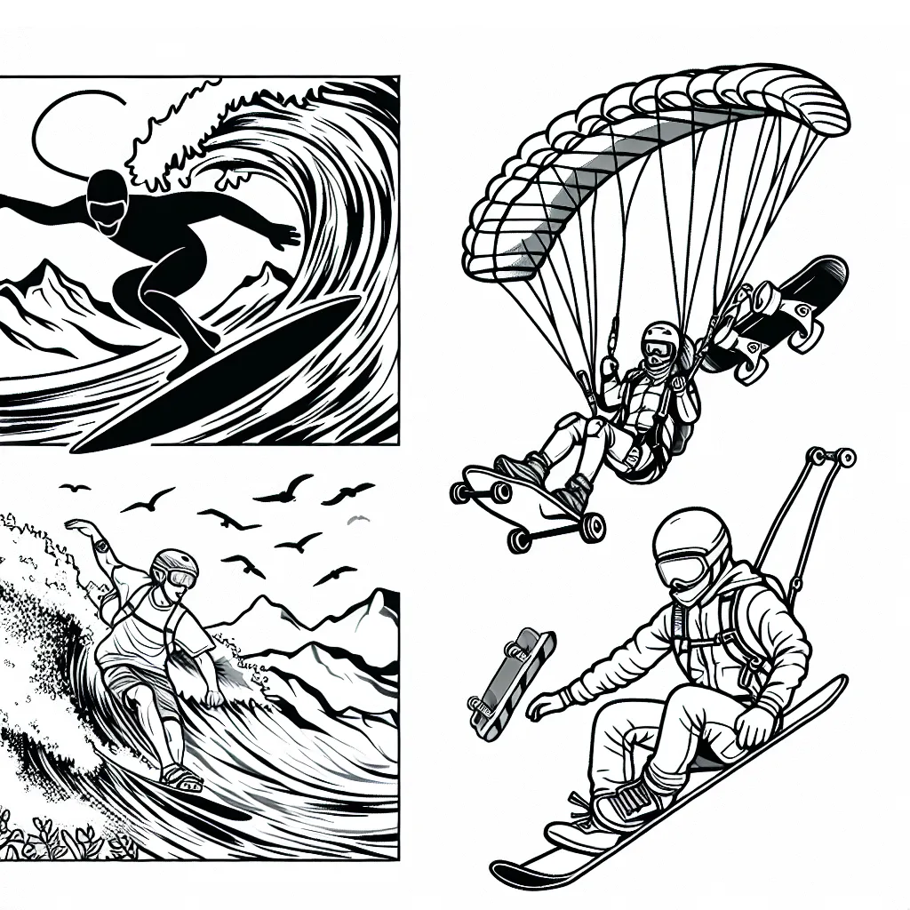 Coloriage Sports : Créativité et Passion en Couleurs