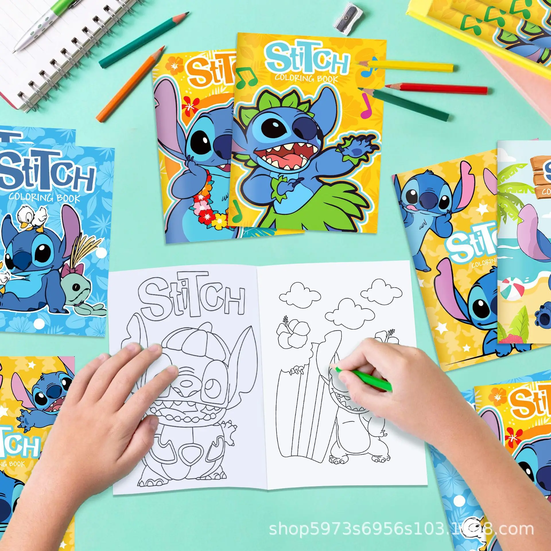 Coloriage Stitch Kawaii : Créativité et Détente