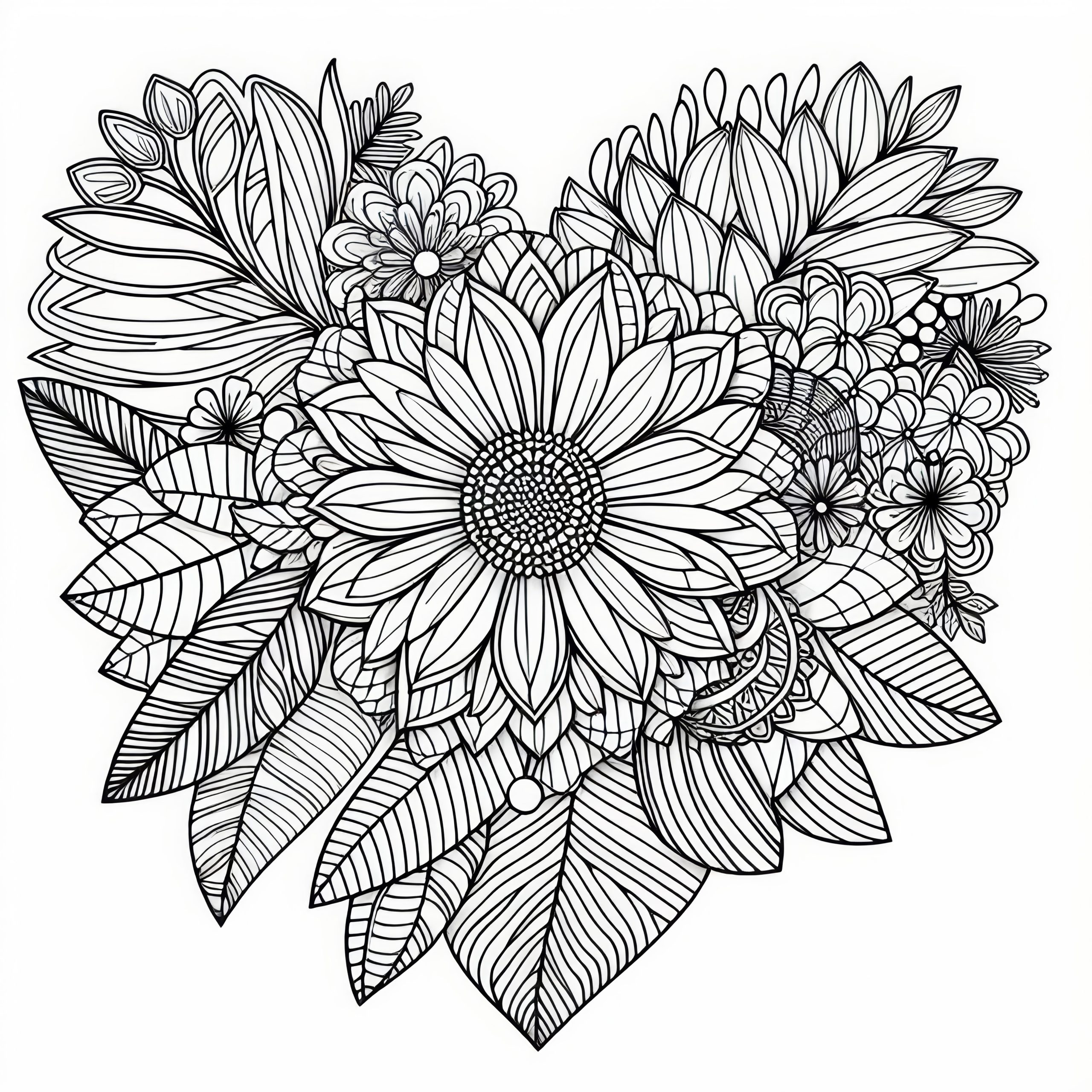Coloriages à imprimer cœur : créativité et bien-être