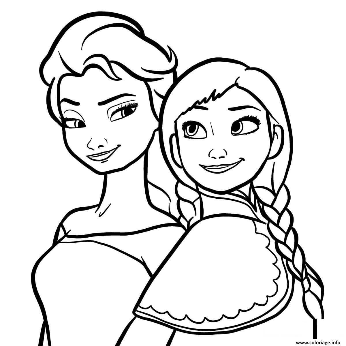 Coloriages à imprimer : La Reine des Neiges