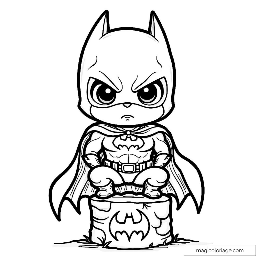 Coloriages Batman : Créativité et Passion pour les Fans...