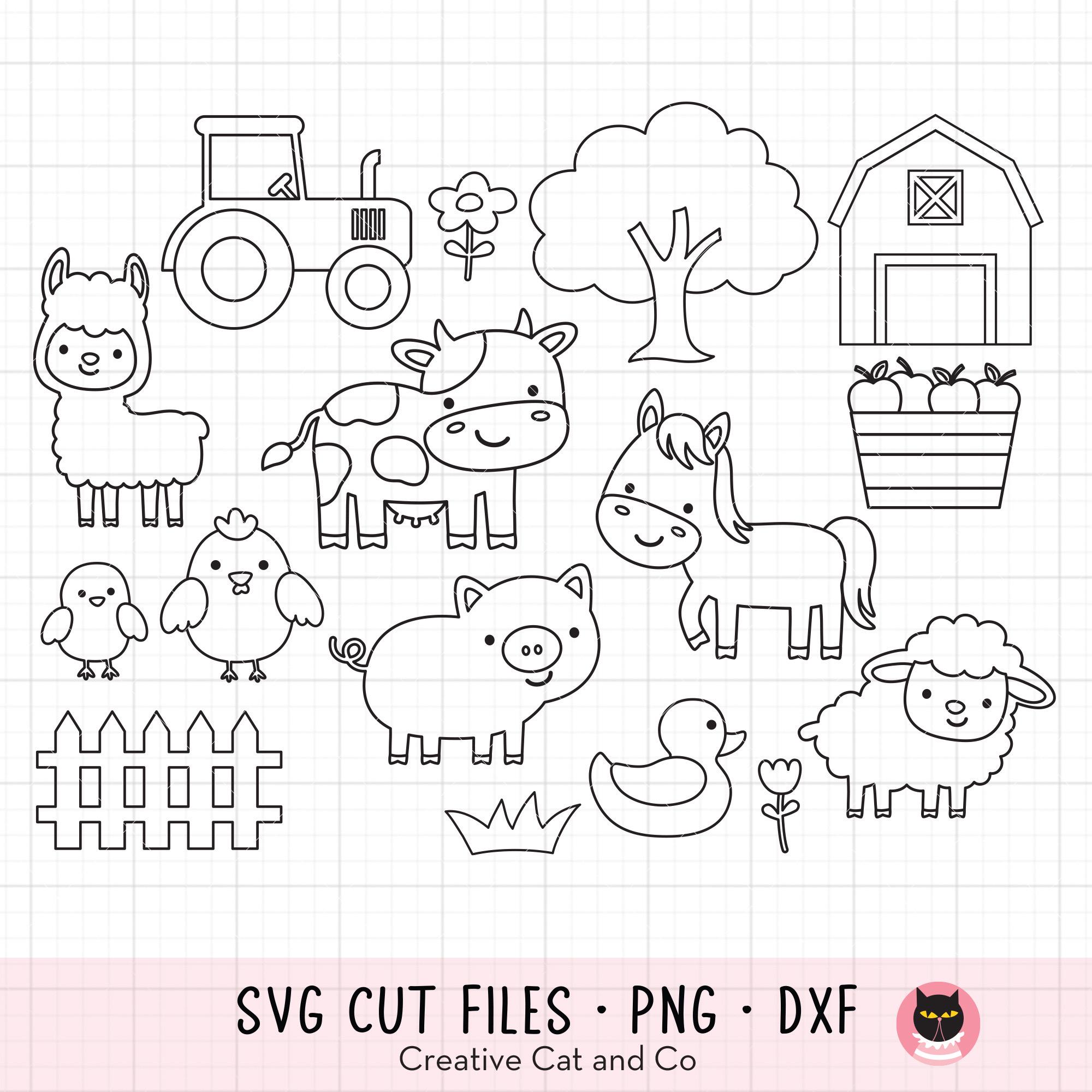 Coloriages d'animaux de la ferme : Éducation et créativ...