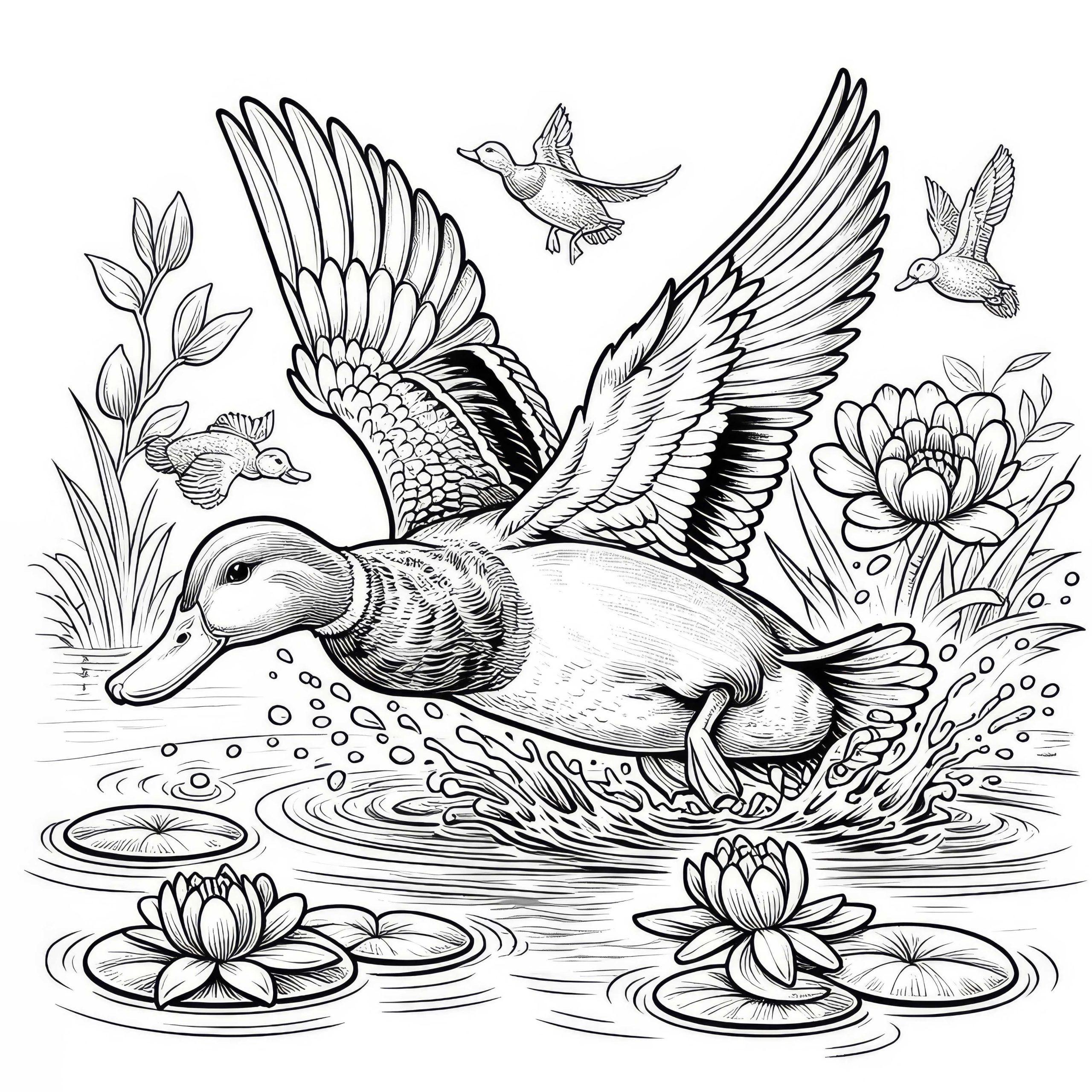 Coloriages de Canards : Créativité et Détente