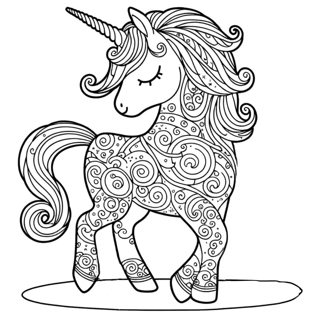 Coloriages de licornes à imprimer : créativité et magie