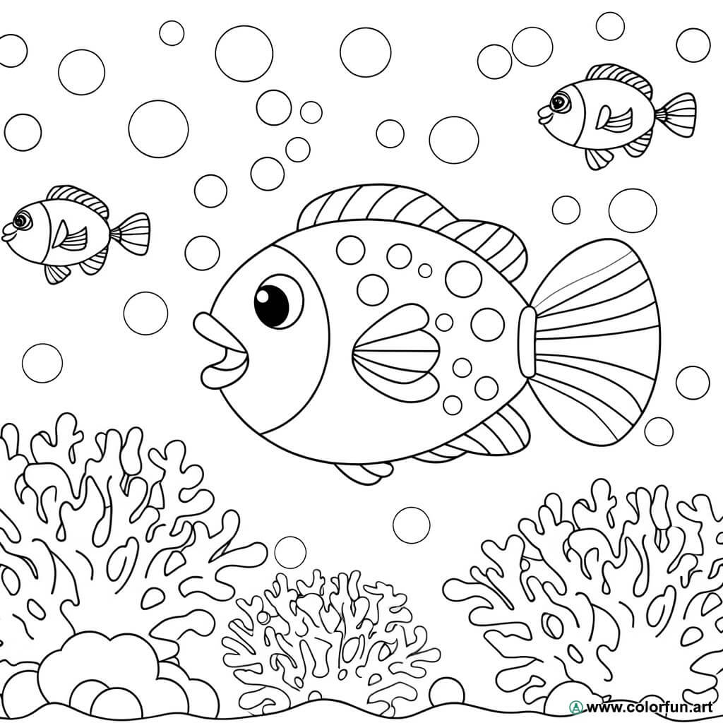 Coloriages de poissons : une activité ludique et éducative