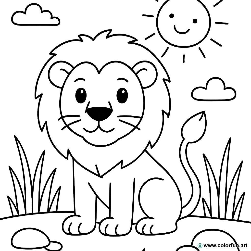 Coloriages du Roi Lion : Créativité et Magie