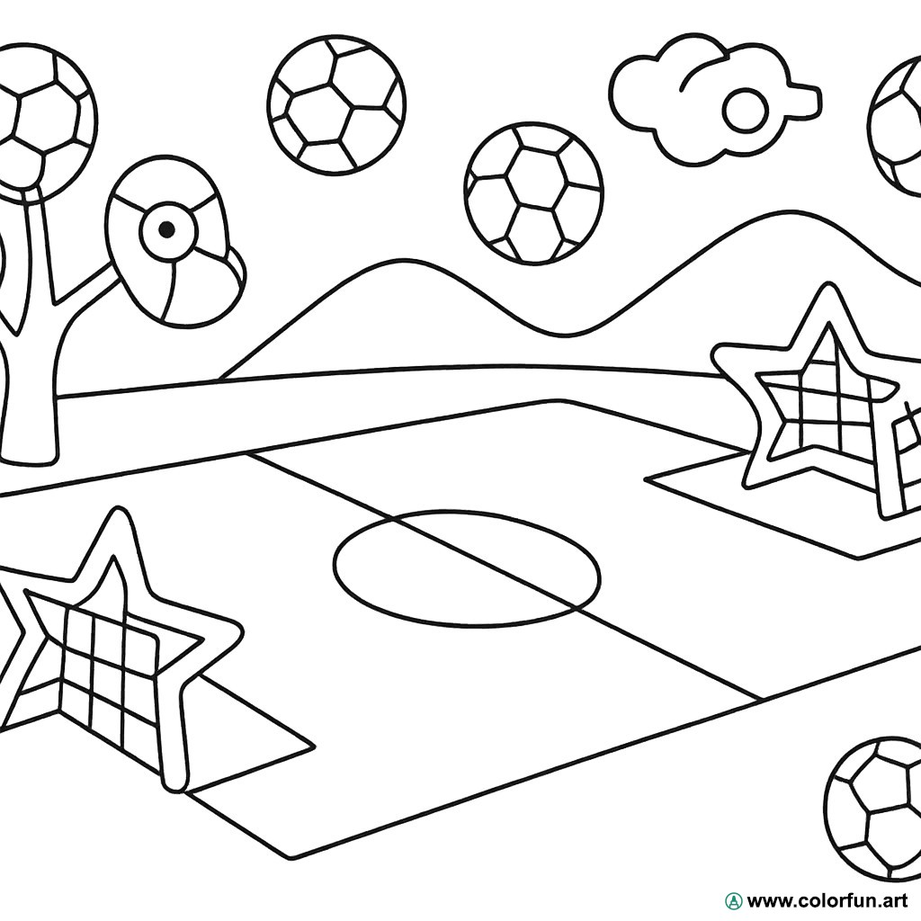 Coloriages Foot à Imprimer : Créativité et Passion