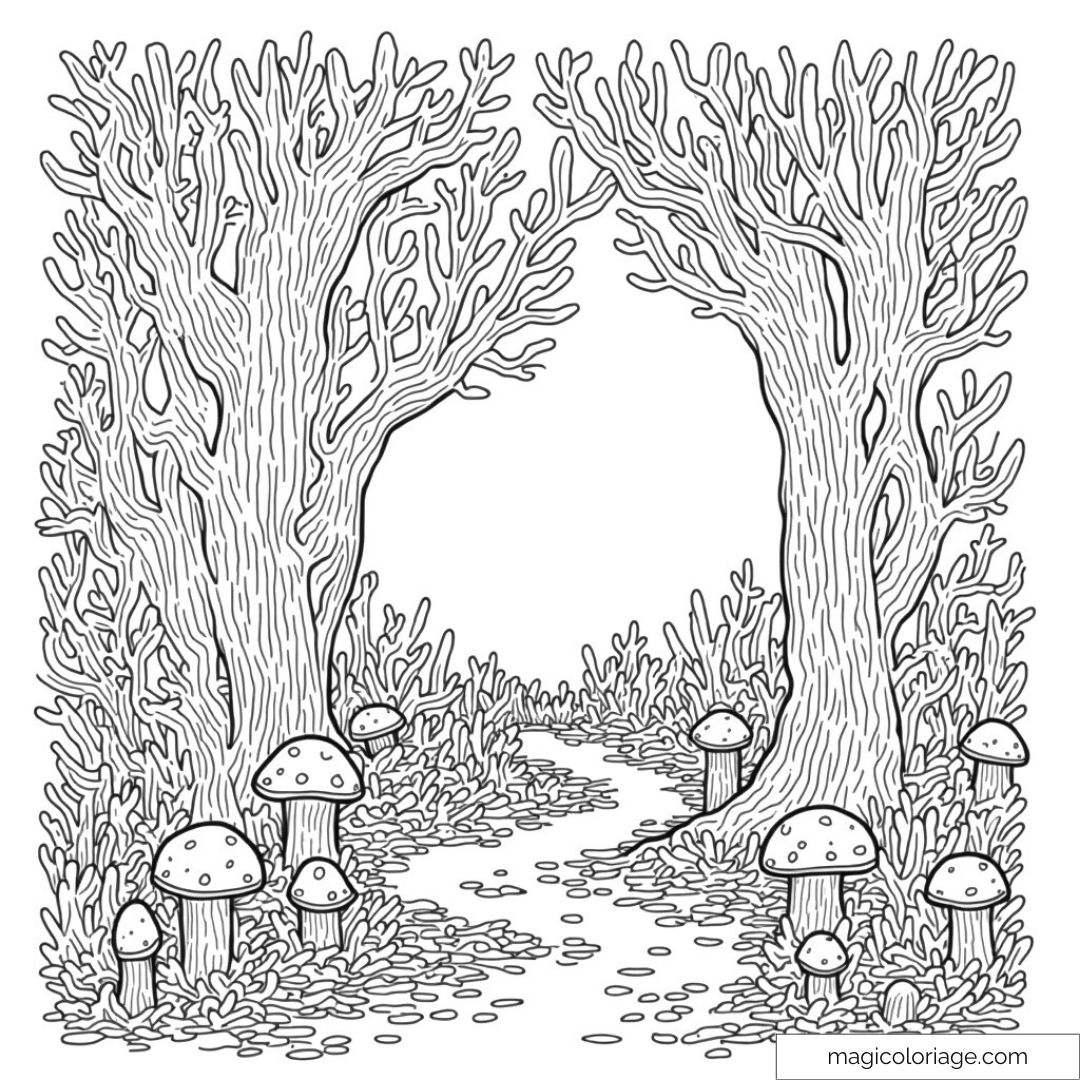 Coloriages Forêt : Créativité et Détente au Cœur de ...
