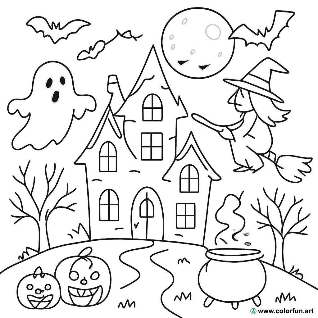 Coloriages Halloween à Imprimer en PDF : Créativité et...