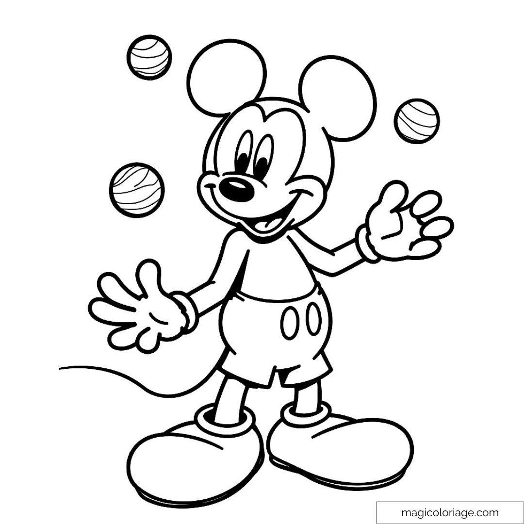 Coloriages Mickey : Créativité et Magie pour Petits et ...