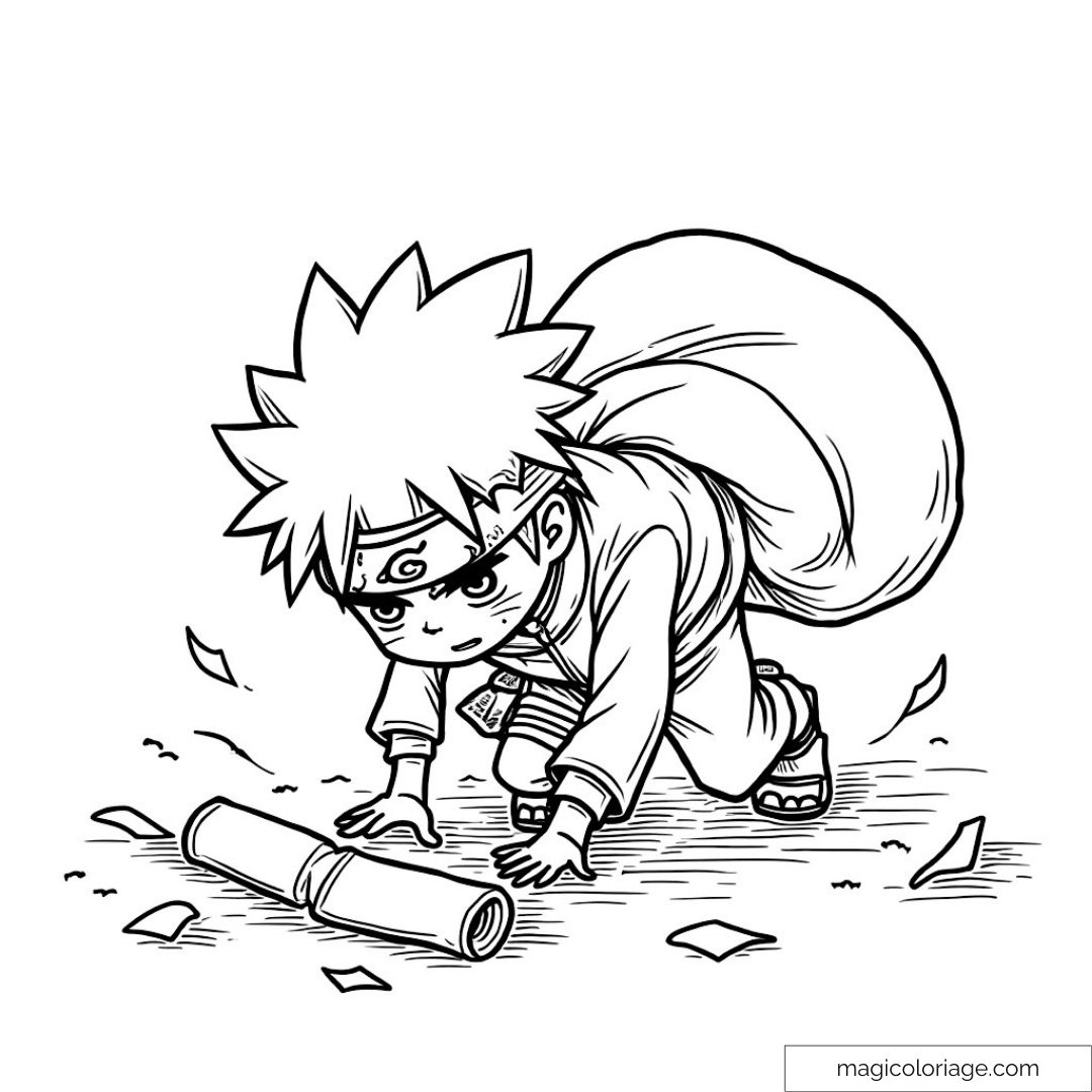 Coloriages Naruto à Imprimer : Créativité et Passion