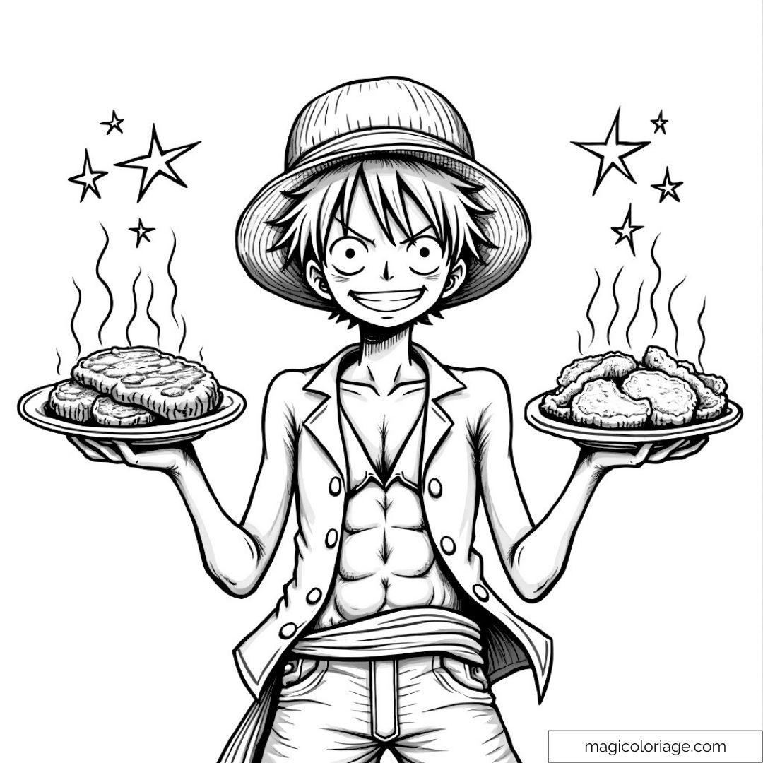 Coloriages One Piece : Créativité et Passion pour les Fans