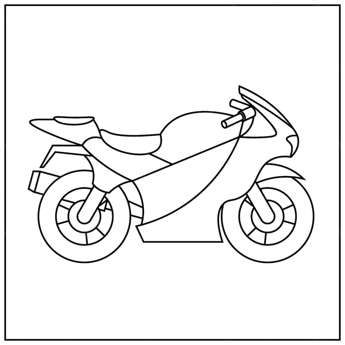 Colorier des Motos : Des Dessins à Imprimer pour Tous le...