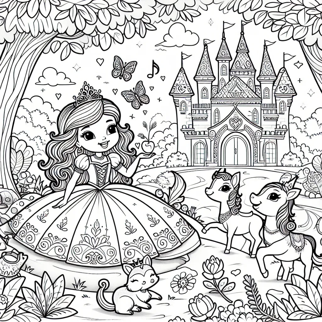 Colorier des Princesses : Un Univers Magique à Découvrir