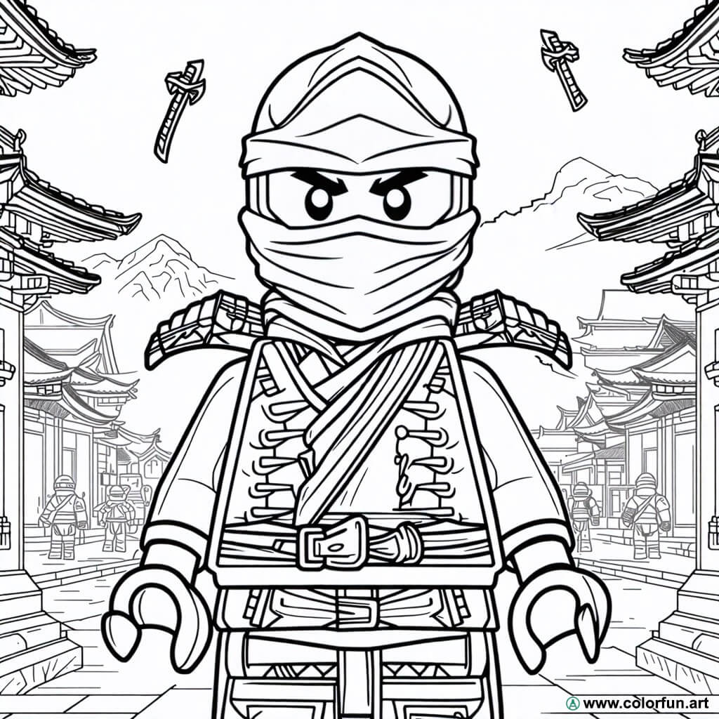 Colorier et Imprimer des Dessins de Ninjago : Un Plaisir ...