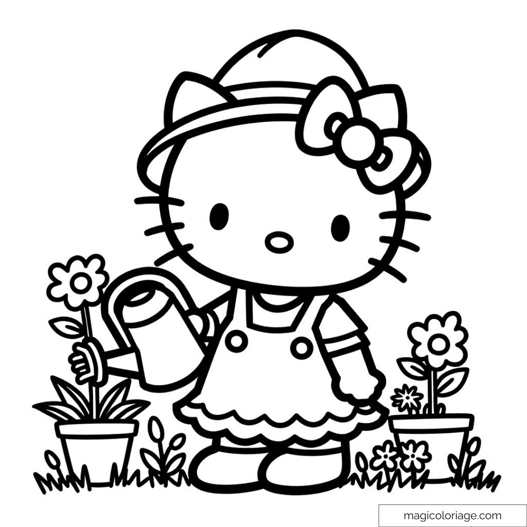 Colorier Hello Kitty : Des Dessins à Imprimer pour Tous ...