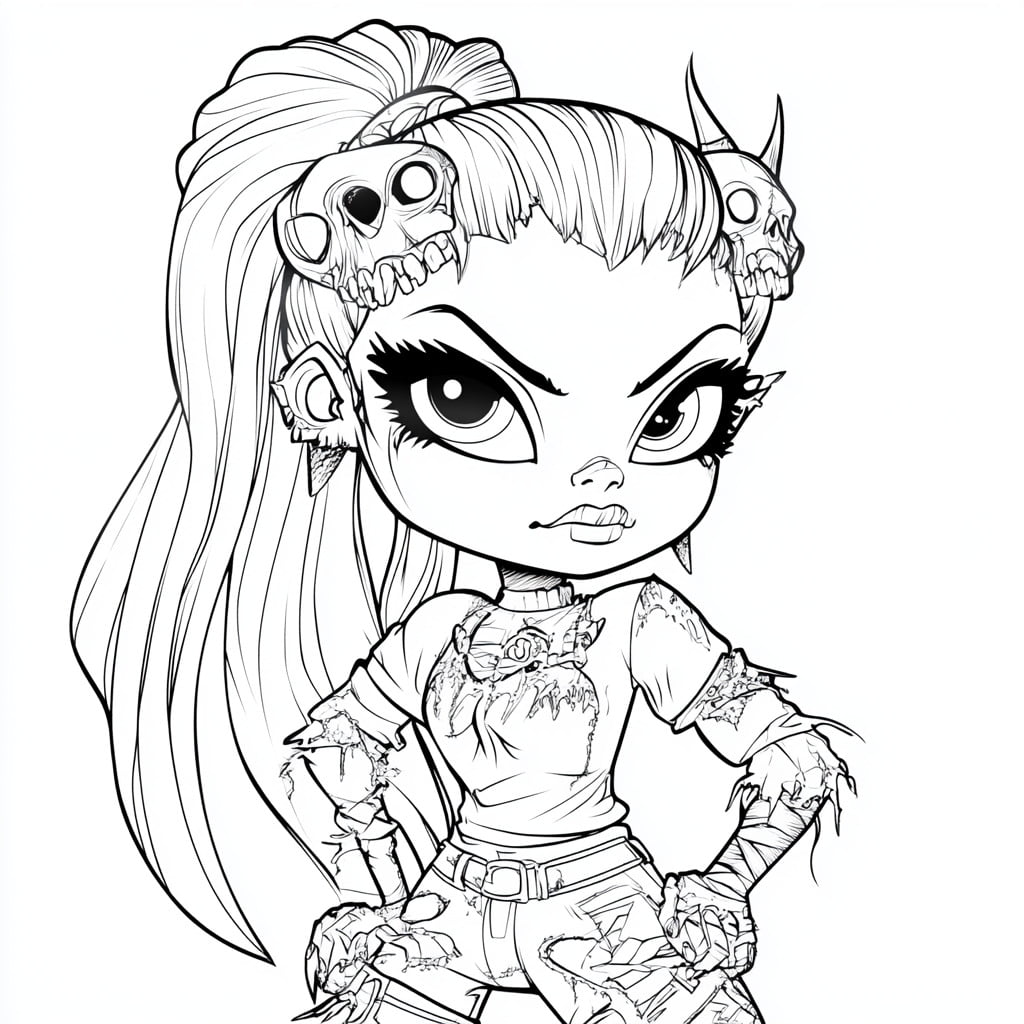 Colorier les Monster High : Créativité et Passion
