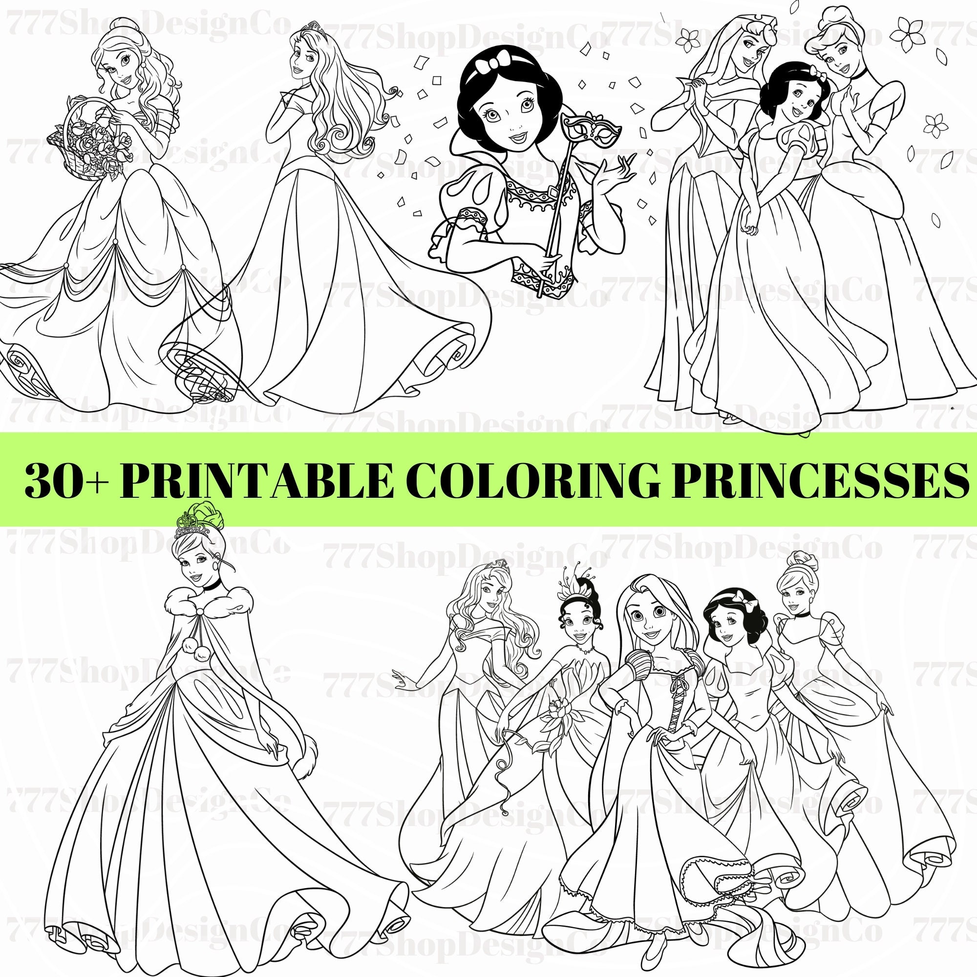 Colorier les Princesses Disney : Des Heures de Plaisir à...