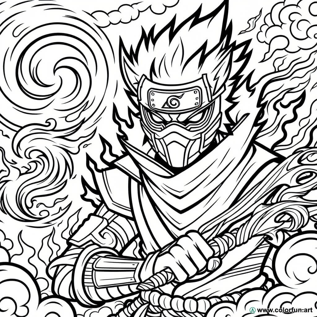 Colorier Naruto : Imprimez et Plongez dans l'Univers du N...