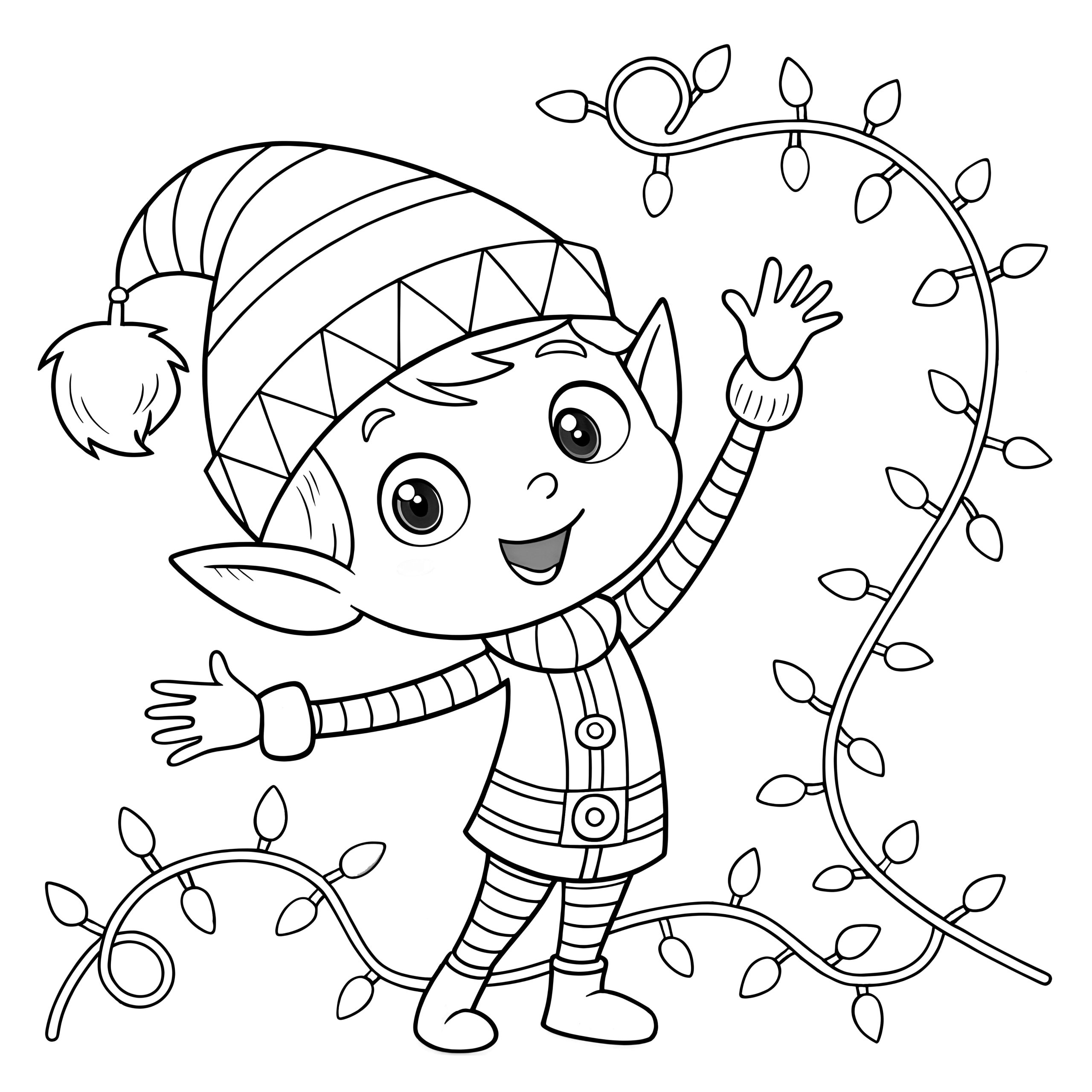 Colorier Noël : Imprimez des Dessins pour des Moments Ma...
